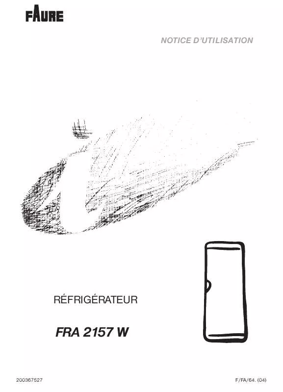 Mode d'emploi FAURE FRA2157W