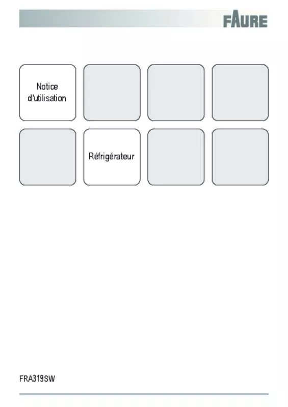 Mode d'emploi FAURE FRA319SW