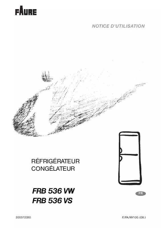 Mode d'emploi FAURE FRB536VS