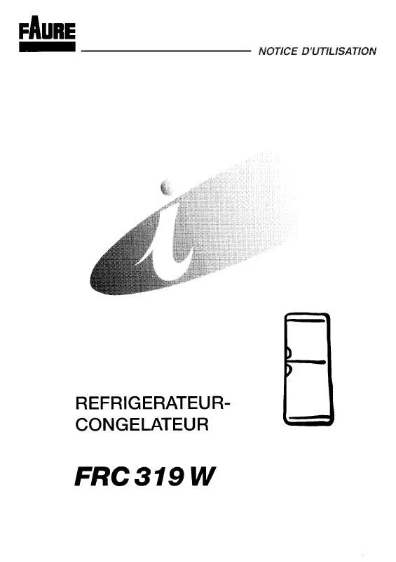 Mode d'emploi FAURE FRC319W