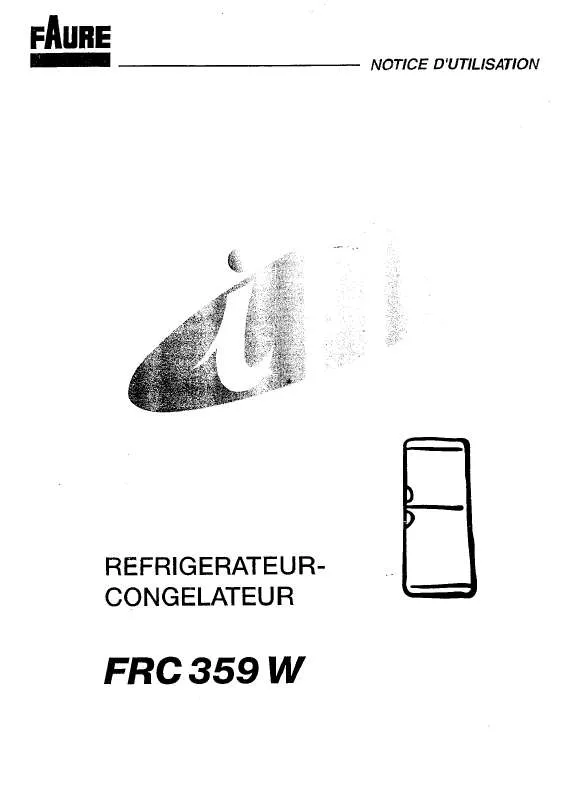 Mode d'emploi FAURE FRC359W