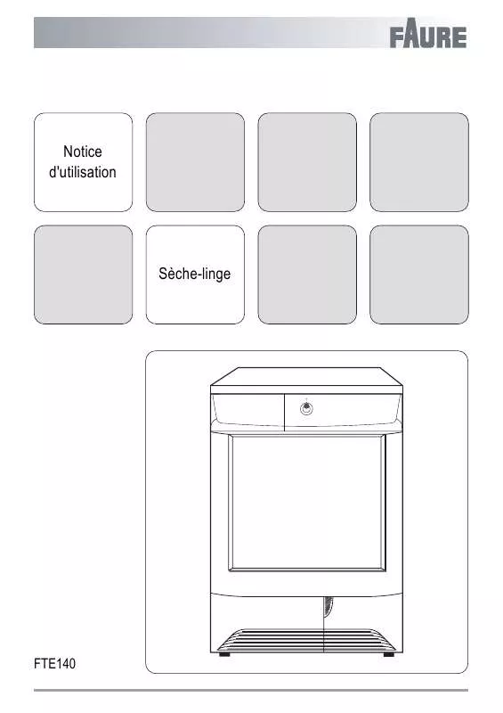 Mode d'emploi FAURE FTE140