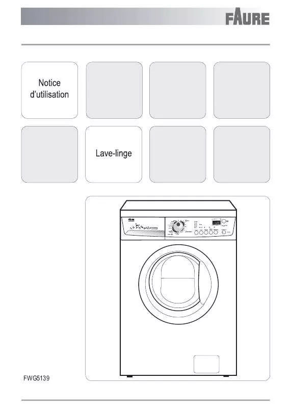 Mode d'emploi FAURE FWG5139