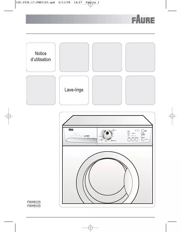 Mode d'emploi FAURE FWH5105