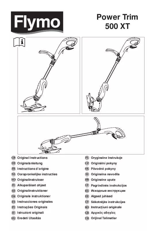 Mode d'emploi FLYMO POWER TRIM 500XT