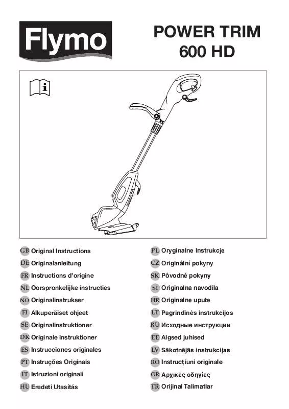 Mode d'emploi FLYMO POWER TRIM 600 HD