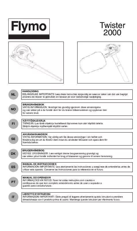 Mode d'emploi FLYMO TWISTER 2000