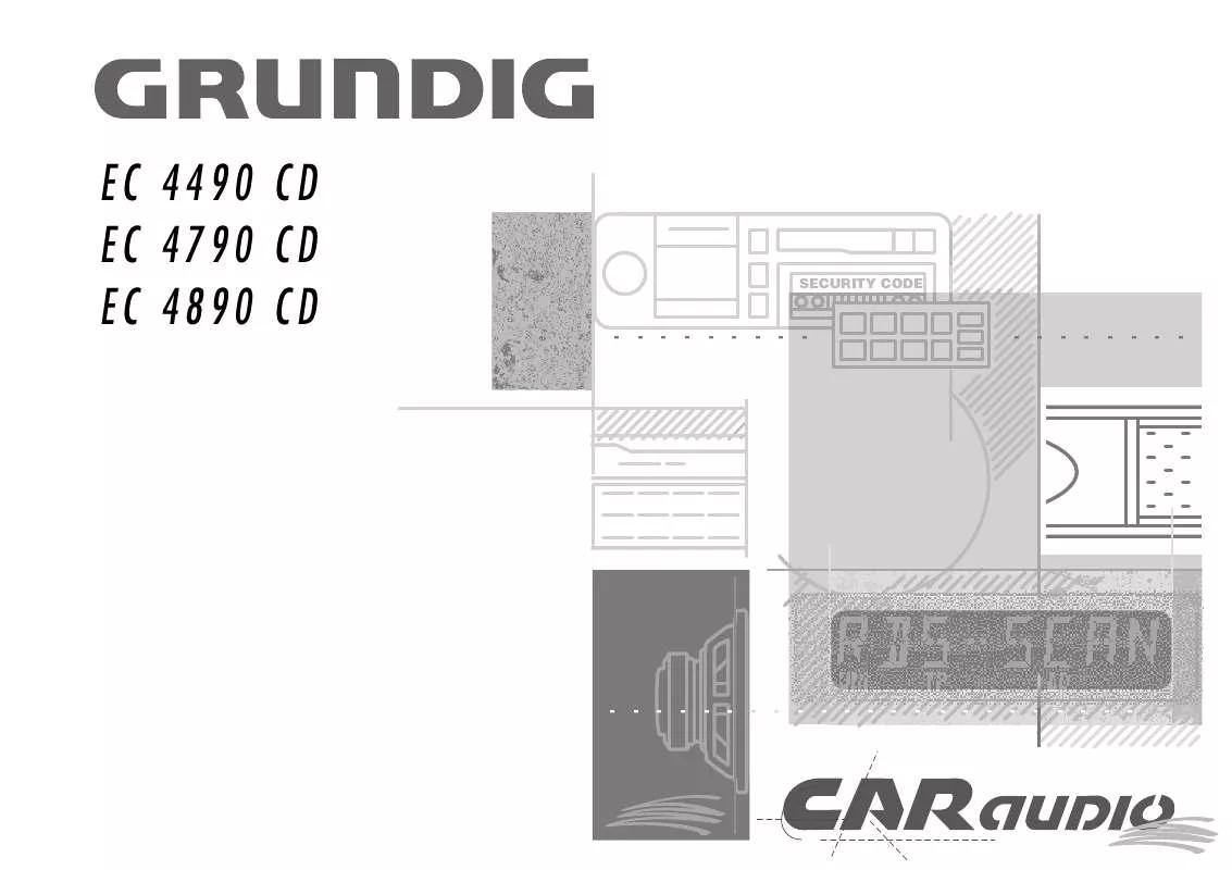 Mode d'emploi GRUNDIG EC 4790 CD