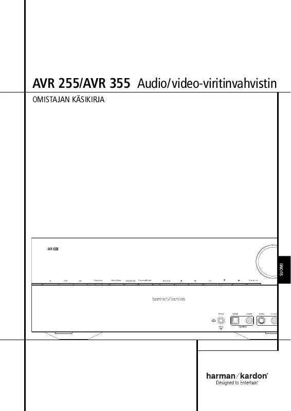 Mode d'emploi HARMAN KARDON AVR 255