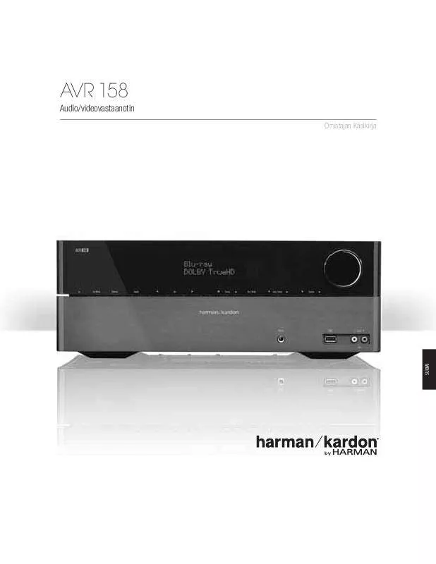 Mode d'emploi HARMAN KARDON AVR 158