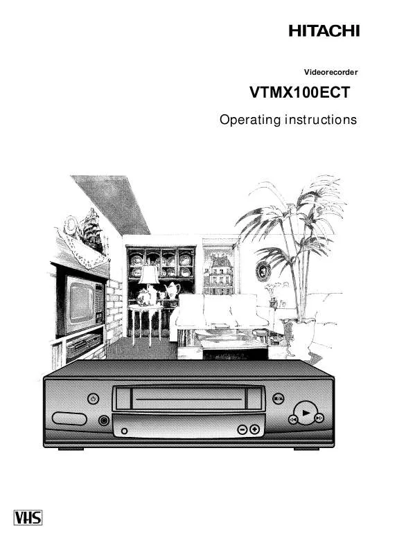 Mode d'emploi HITACHI VTMX100ECT