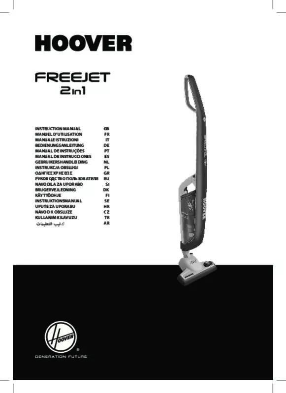 Mode d'emploi HOOVER FJ144R2 FREEJET