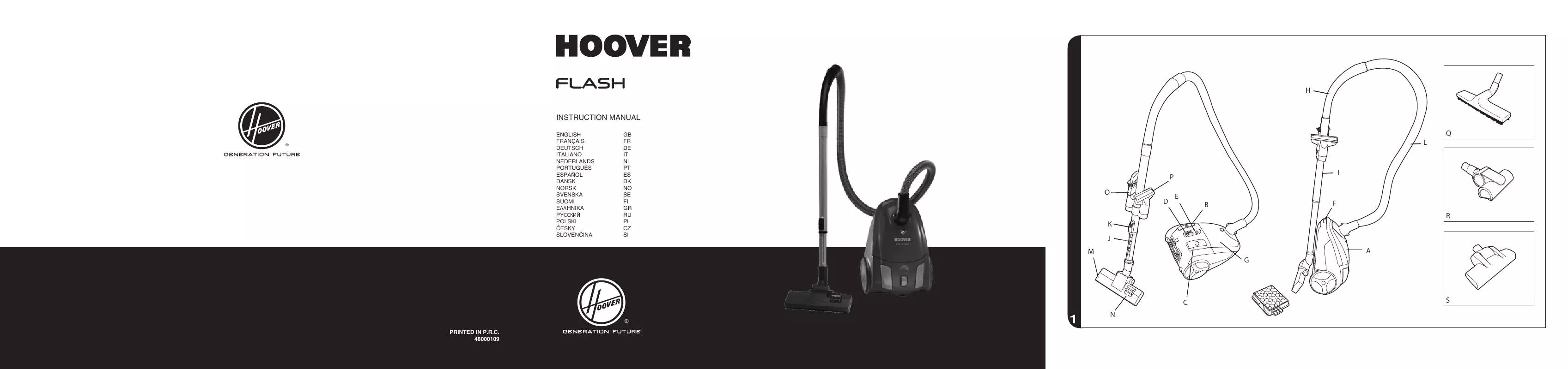 Mode d'emploi HOOVER FLASH