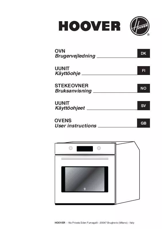 Mode d'emploi HOOVER HHEU 400