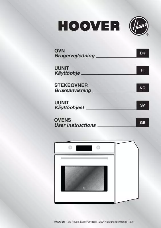 Mode d'emploi HOOVER HHEU 600