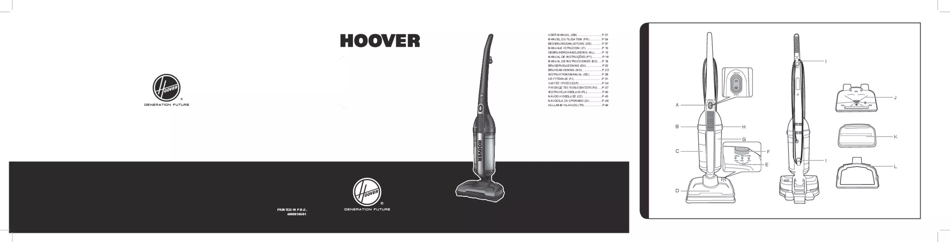 Mode d'emploi HOOVER SSNV1400