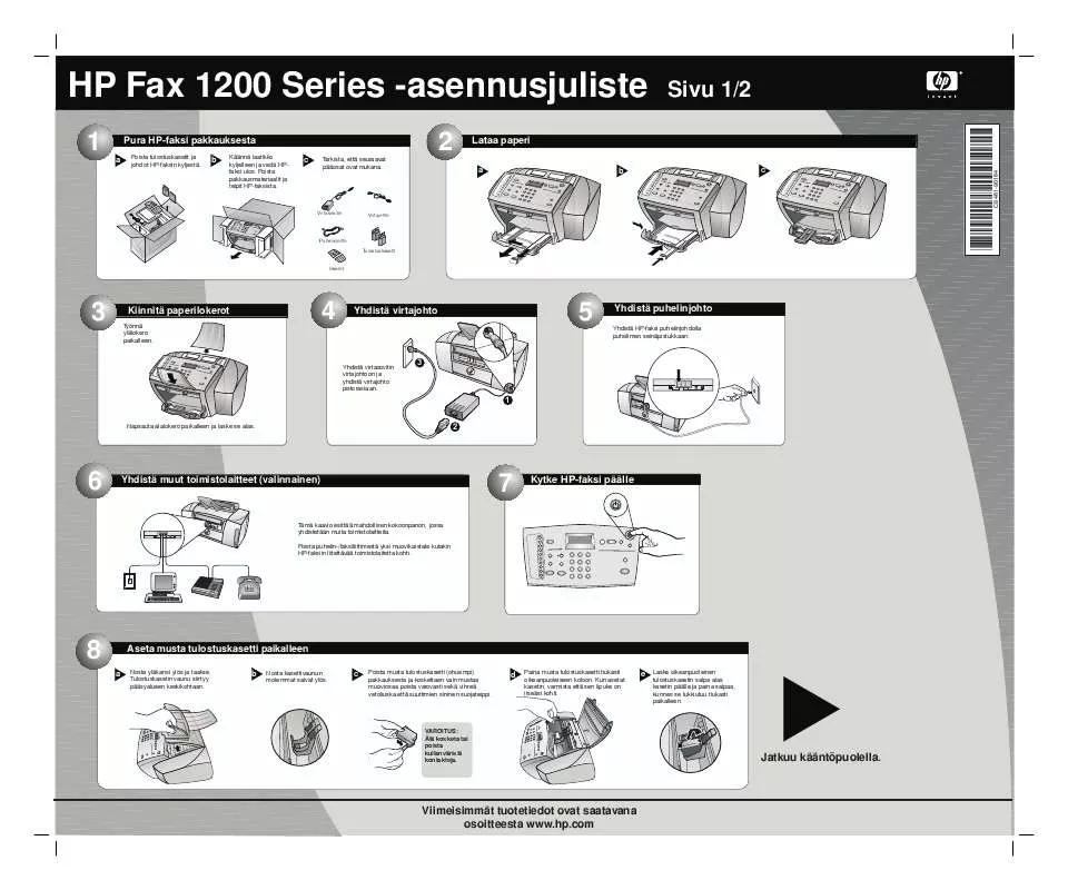 Mode d'emploi HP 1220 FAX