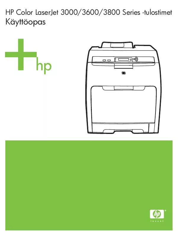 Mode d'emploi HP COLOR LASERJET 3000