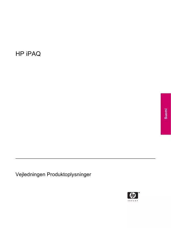 Mode d'emploi HP IPAQ RX4200 MOBILE MEDIA COMPANION