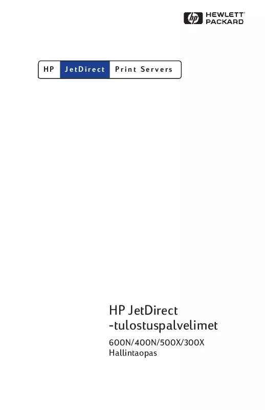 Mode d'emploi HP JETDIRECT 300X PRINT SERVER