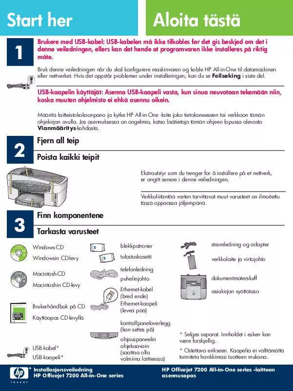 Mode d'emploi HP OFFICEJET 7210V