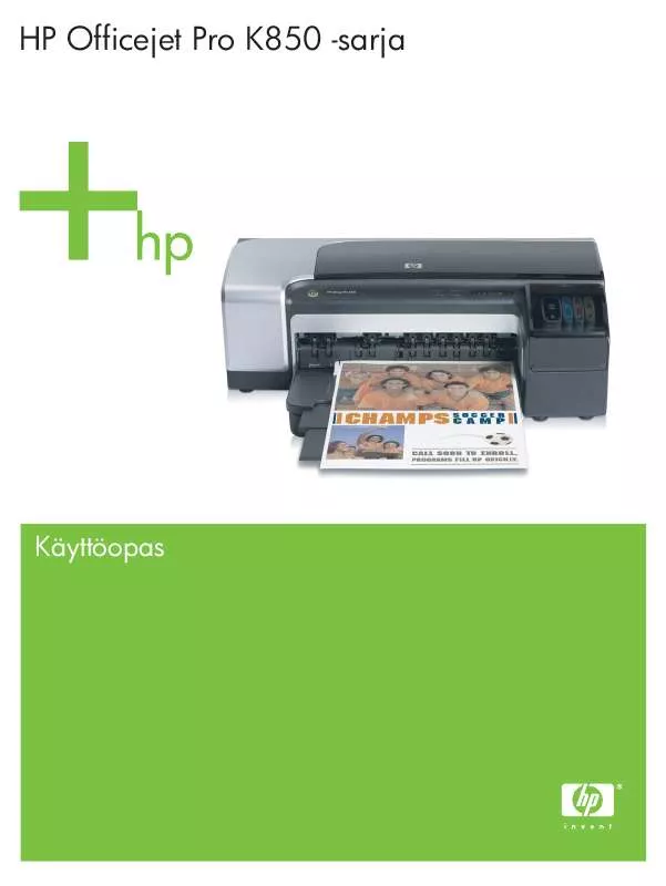 Mode d'emploi HP OFFICEJET PRO K850