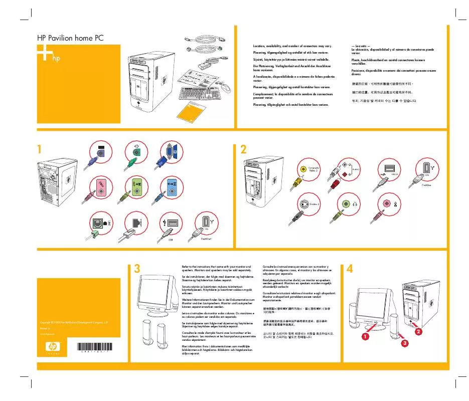 Mode d'emploi HP PAVILION T900