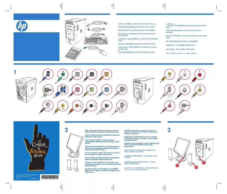 Mode d'emploi HP PAVILION W5500