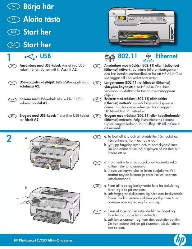 Mode d'emploi HP PHOTOSMART C7200 ALL-IN-ONE