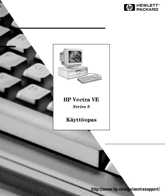 Mode d'emploi HP VECTRA VE 6/XXX 8