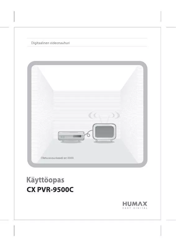 Mode d'emploi HUMAX CX PVR-9500C