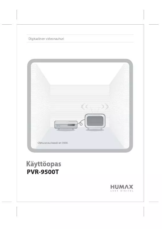 Mode d'emploi HUMAX PVR-9500T