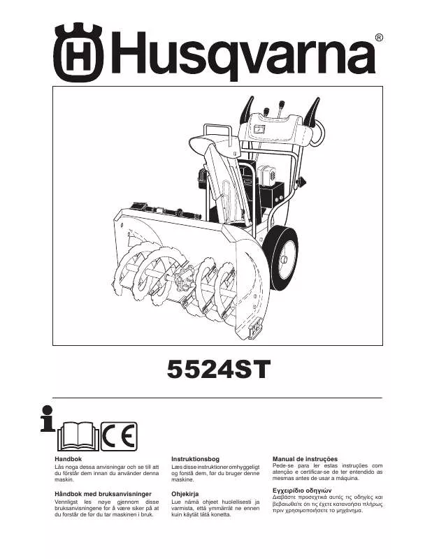 Mode d'emploi HUSQVARNA 5524ST