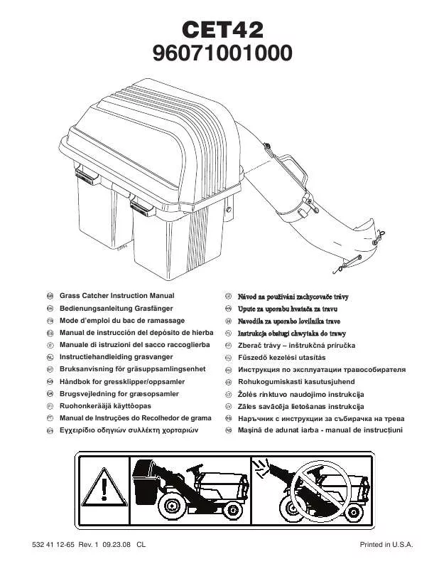 Mode d'emploi HUSQVARNA CET42