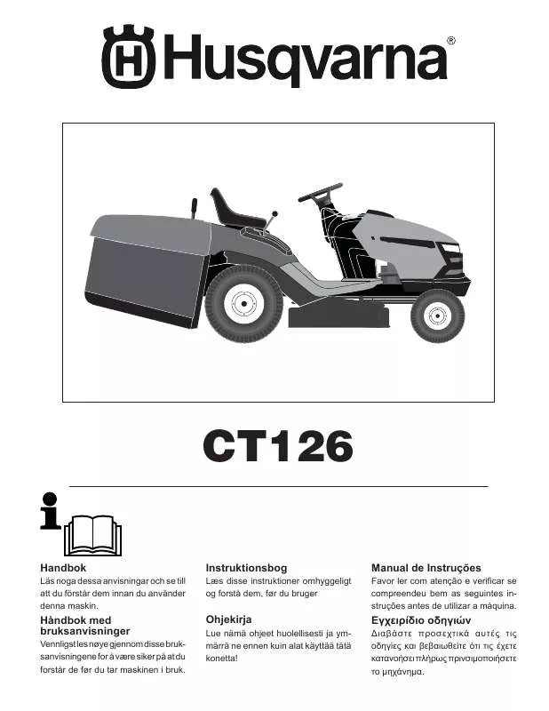 Mode d'emploi HUSQVARNA CT126