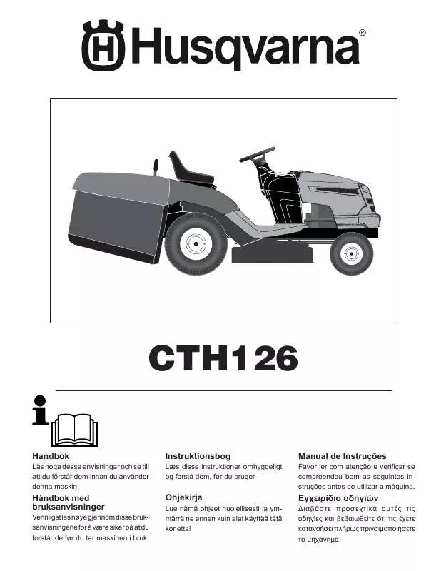 Mode d'emploi HUSQVARNA CTH126