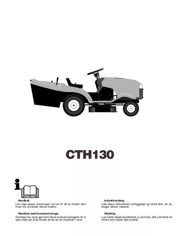 Mode d'emploi HUSQVARNA CTH130