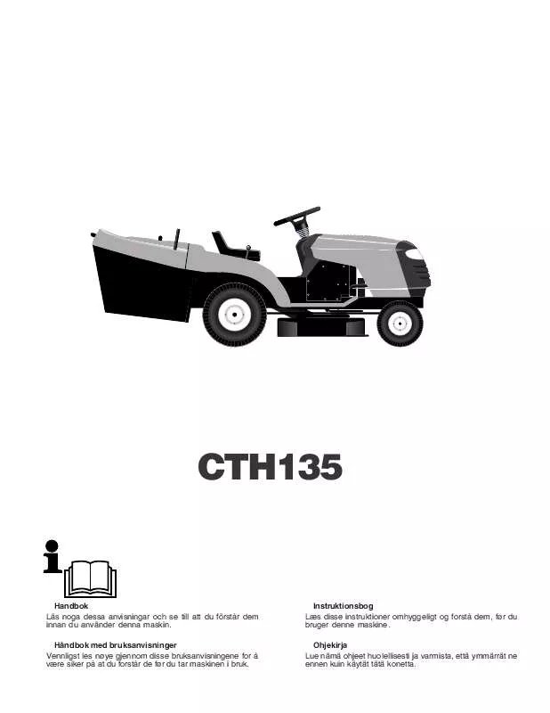 Mode d'emploi HUSQVARNA CTH135