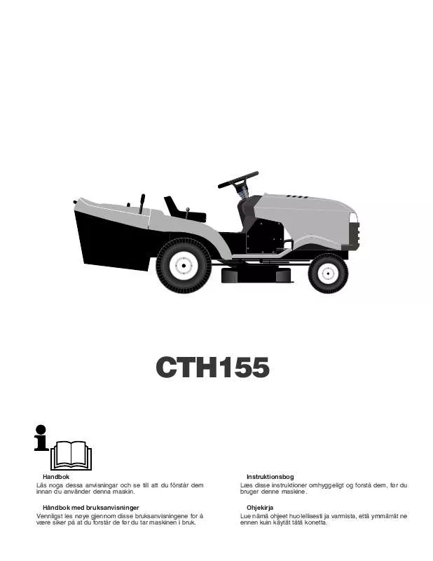 Mode d'emploi HUSQVARNA CTH155