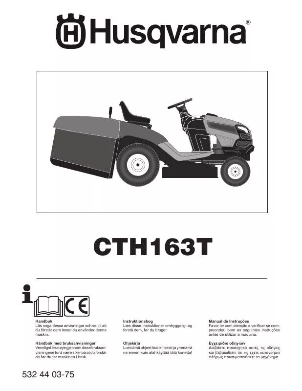 Mode d'emploi HUSQVARNA CTH163T