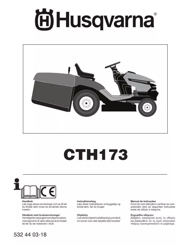 Mode d'emploi HUSQVARNA CTH173