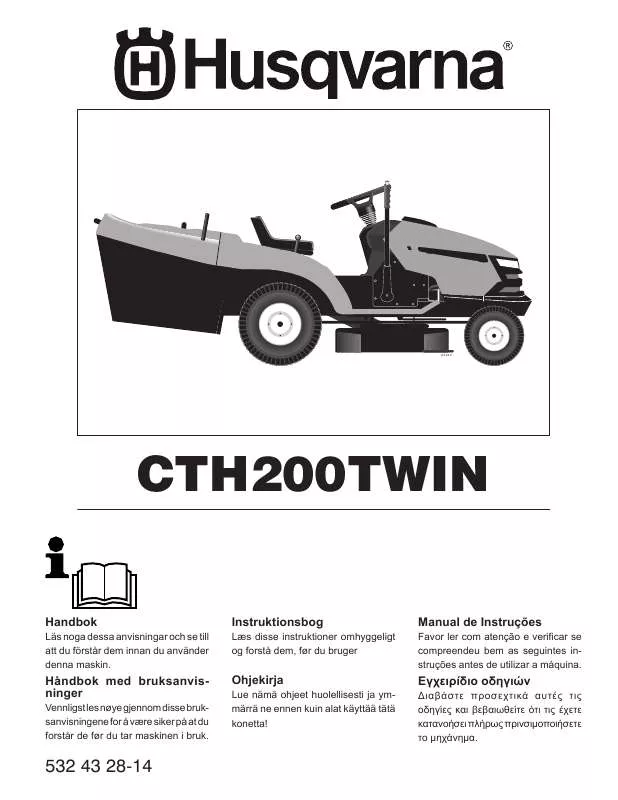 Mode d'emploi HUSQVARNA CTH200TWIN