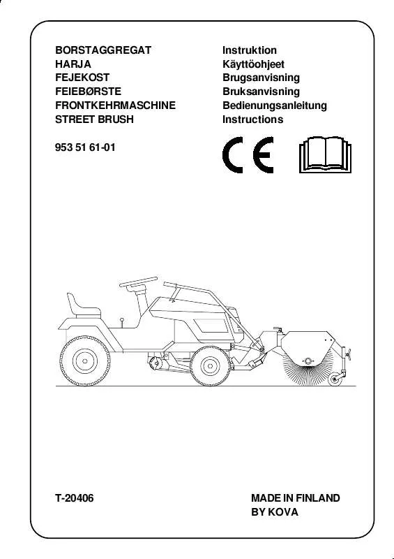 Mode d'emploi HUSQVARNA FRONTKEHRMASCHINE