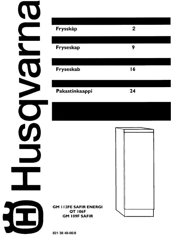 Mode d'emploi HUSQVARNA GM109F