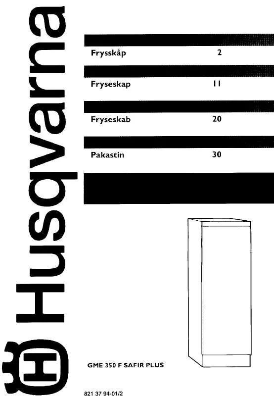 Mode d'emploi HUSQVARNA GME120F