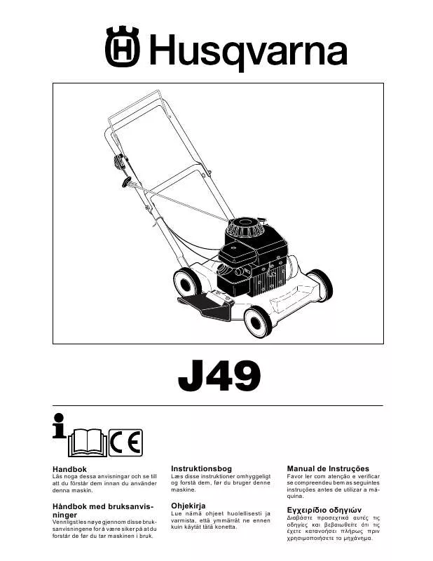 Mode d'emploi HUSQVARNA J49