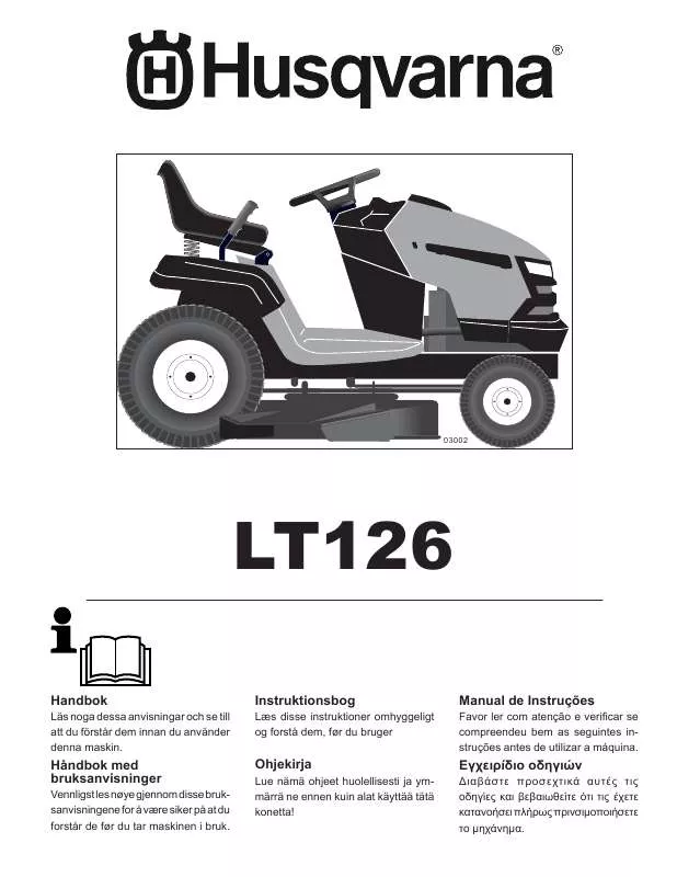 Mode d'emploi HUSQVARNA LT126