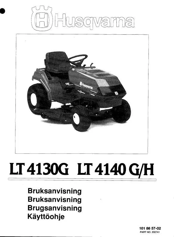 Mode d'emploi HUSQVARNA LT4130G