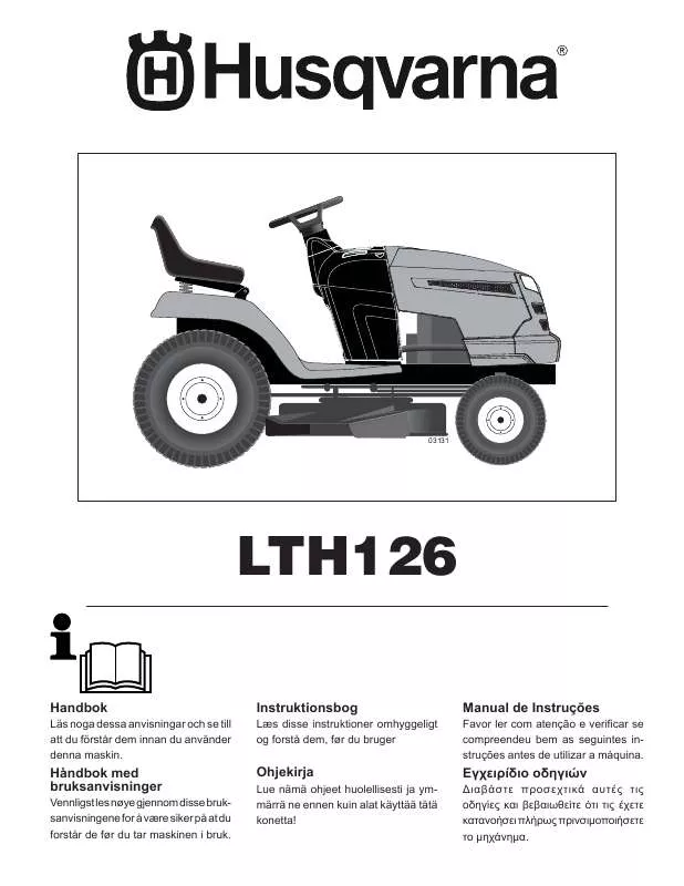 Mode d'emploi HUSQVARNA LTH126