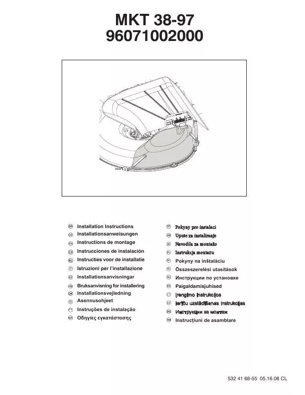 Mode d'emploi HUSQVARNA MKT97